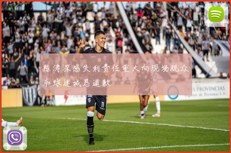 陈涛深感失利责任重大向现场观众和球迷诚恳道歉
